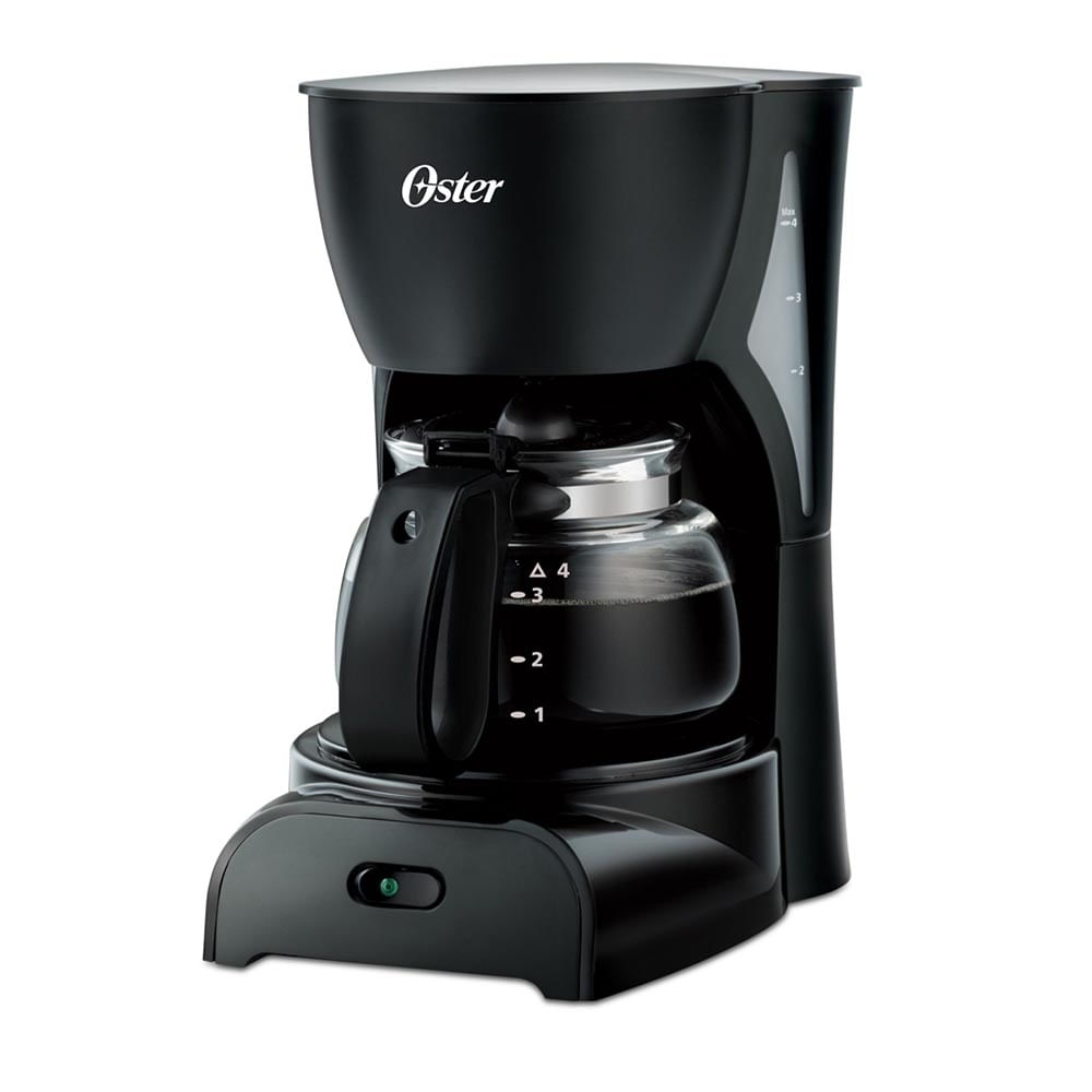 Cafetera Oster® negra de 4 tazas práctica y fácil de usar - ostercl