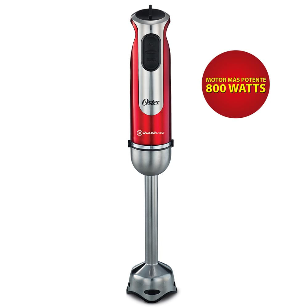 Oster Batidora de Inmersión con Organizador y Accesorios FPSTHB2801 Rojo, foto 3