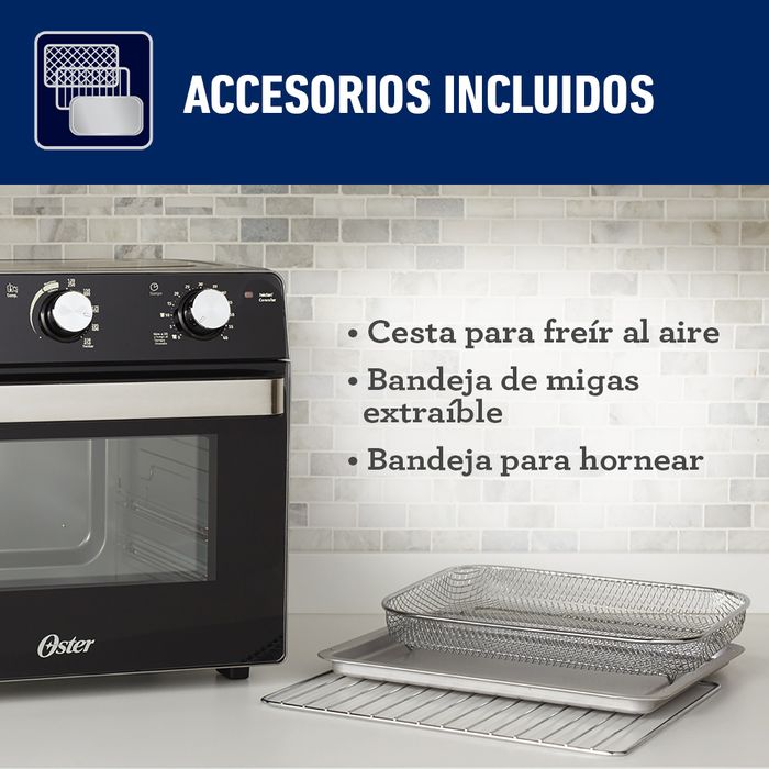 Horno Eléctrico Con Freidora De Aire Oster Tssttvmaf1 22 L | Linio Perú -  OS049HL0NBO69LPE