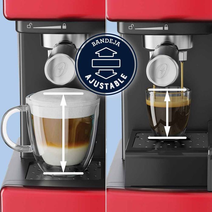 Cafetera automática de espresso roja Oster® PrimaLatte™ BVSTEM6603R -  ostercl