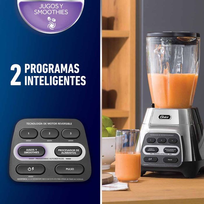 Licuadora Oster® BLSTPYG1211NBG tecnología reversible y vaso - ostercl