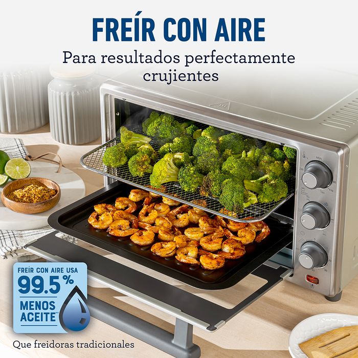 Horno con freidora de aire Oster® de 25L TSSTTVLS25 - ostercl