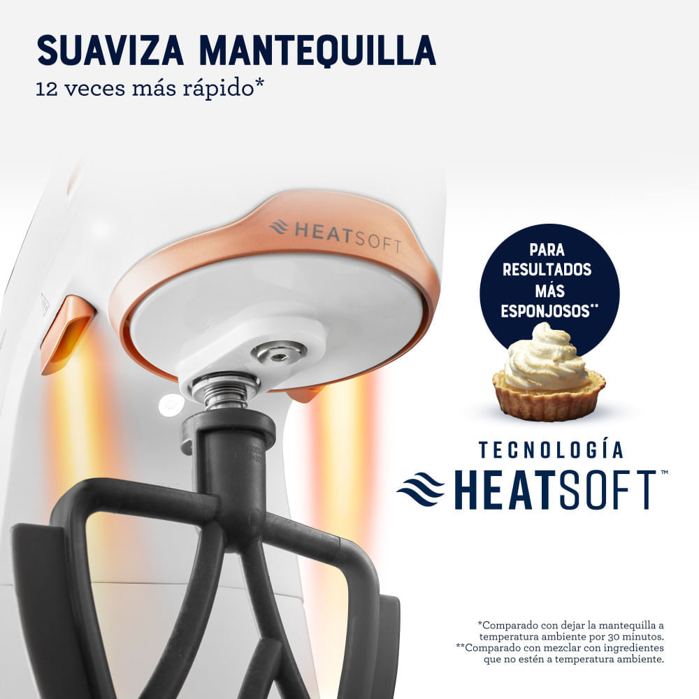 Oster Batidora Planetaria HeatSoft FPSTSMPL4W Blanco, foto 4