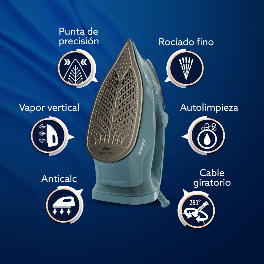 Oster AeroGlide S7000 Verde Claro, foto 6